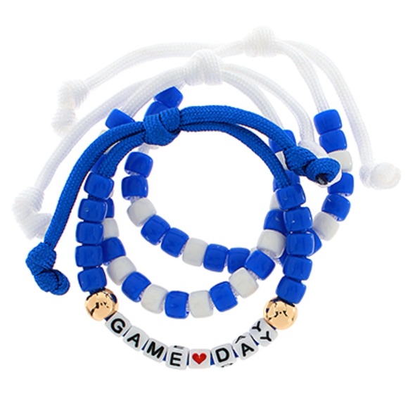 GAMEDAY 3 Row Cord Bracelet Set - Picture 2 of 5